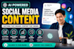 create ai powered social media captions and content