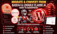 base44 expert base44 to wordpres lovable to wordpress claude ai code website