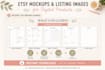 create etsy mockups and listing images for digital products