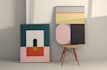 create custom abstract wall art and digital illustrations