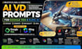 create premium ai video prompts for google veo  kling ai