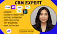 set up and automate monday com CRM workflows with zapier and ai