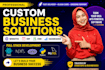 develop custom erp CRM and business management software