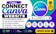 connect canva website custom domain dns setup fix transfer point namecheap host