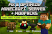 create fix optimize modpack minecraft forge, fabric paper server cobblemon setup