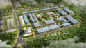 design residential masterplan 3d aerial site plan housing development rendering