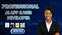 develop ai web app ai saas chatgpt app ai automation ios app, app developer