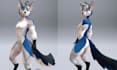 create rig custom 3d furry vrchat avatar vtuber model with facial expressions