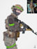 draw custom tactical military or stylized character art