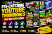 design clickable and professional youtube thumbnails