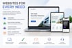 create a modern responsive website with HTML CSS and javascript