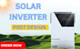 design solar inverter facebook post and social media banner
