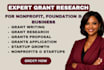 do grant research grant writing grant submission grant proposal