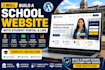 build school website with student portal lms using wordpress and learndash