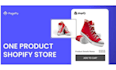 landing page shopify one product store conversion page design using pagefly