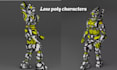 create rig texture animate low poly 3d models in psx ps1 ps2 n64 y2k styles