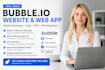 build spain bubble io website bubble app developer saas mvp web API integration