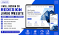 design or redesign  jimdo and framer website with SEO optimization