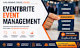 plan and manage your events on eventbrite