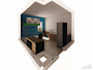 create a realistic dorm room layout based on your needs