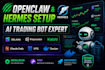 setup fix openclaw hermes, ai trading bot solana polymarket kalshi claude code