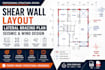design shear wall layout, lateral bracing plan, seismic and wind load drawings