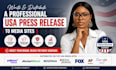 write and distribute a professional USA press release to media sites