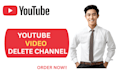delete youtube channel video and remove negative video