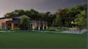 design backyard, landscape, patio, and swimming pool 3d
