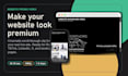 create a cinematic scroll through showcase video of your website