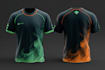 design sublimation jersey mockup and print ready pattern