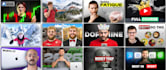 design a scroll stop clickable youtube thumbnail