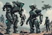 draw amazing character mecha robot illustration
