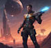 sci fi character illustration or sci fi character