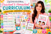 create preschool homeschool curriculum weekly lesson plan educational worksheets
