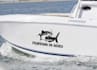 design custom boat lettering, boat name decal, and marine logo