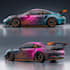 create racing car wrap, itasha wrap design
