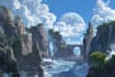 do fantasy landscape illustrations