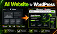 convert lovable, bolt, v0 or claude ai website to wordpress elementor