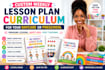 create a custom weekly lesson plan curriculum for your daycare or preschool