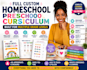 build a full custom homeschool preschool curriculum for multiple grade levels