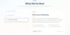 build react landing page with tailwind