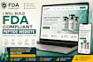 build pepdite supplement website fully fda compliant