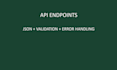 build python flask rest API development
