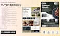 design professional business promotional and marketing flyer