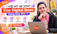 setup your etsy digital store using etsy SEO
