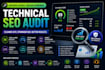 provide technical SEO audit and GEO backlinks