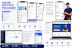 develop an online service provider app, website, and admin panel