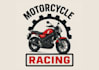 make motorcycle logo design with fastest delivery