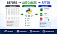 automate excel, csv and pdf tasks using python